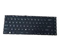 fqparts Replacement Clavier d'ordinateur Portable pour for MSI for Modern PE42 Noir États-Unis Version