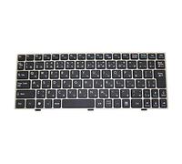 fqparts Replacement Clavier d'ordinateur Portable pour for MSI U90 U100 U100X U101 U115 U120 U123 U130 U135 U135DX U160 U160DX U165 U180 Doré Version Japonaise Deuxième Style