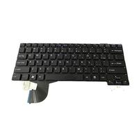 fqparts Replacement Clavier d'ordinateur Portable pour for Sony VGN-TT VGN-TT130N VGN-TT150N VGN-TT150U VGN-TT160N VGN-TT165N VGN-TT180C VGN-TT180N VGN-TT190 VGN-TT190E Noir États-Unis Version