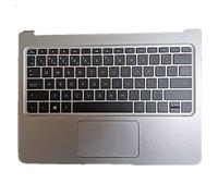 fqparts Replacement La Coque Coquille Autour du Clavier C Coquille & Clavier d'ordinateur Portable & Pavé Tactile pour for HP Envy 12-E 12-e000 Argent
