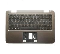 fqparts Replacement La Coque Coquille Autour du Clavier C Coquille & Clavier d'ordinateur Portable pour for HP Pavilion 13-A 13-a000 13-a100 13-a300 x360 13-A010dx 13-A010WM Noir 767823-001