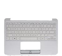 fqparts Replacement La Coque Coquille Autour du Clavier C Coquille & Clavier pour for ASUS for EeeBook X205TA Blanc États-Unis Version