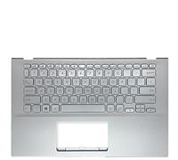 fqparts Replacement La Coque Coquille Autour du Clavier C Coquille & Clavier pour for ASUS for VivoBook 14 X412DA X412DK X412FA X412FJ X412FL X412UA X412UB X412UF Argent États-Unis Version