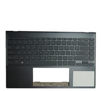fqparts Replacement La Coque Coquille Autour du Clavier C Coquille & Clavier pour for ASUS for ZenBook 14 UM425IA Noir États-Unis Version
