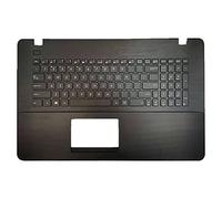 fqparts Replacement La Coque Coquille Autour du Clavier C Coquille & Clavier pour for ASUS K751 K751LN K751LA K751LB K751LD K751LJ K751LJC K751LK K751LX K751MA K751MJ K751YI Noir