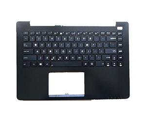 fqparts Replacement La Coque Coquille Autour du Clavier C Coquille & Clavier pour for ASUS X402 X402CA Noir Disposition en Anglais américain Petite Touche Entrée