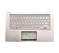 fqparts Replacement La Coque Coquille Autour du Clavier C Coquille & Clavier pour for ASUS X403 X403MA Argent Disposition en Anglais américain Petite Touche Entrée