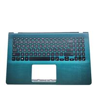 fqparts Replacement La Coque Coquille Autour du Clavier C Coquille & Clavier pour for ASUS X530UA X530UF X530UN-1A X530UN-1B X530UN-1D X530UN-1E X530UN-1G X530UN-2F Bleu États-Unis Version