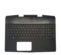 fqparts Replacement La Coque Coquille Autour du Clavier C Coquille & Clavier pour for Dell Alienware m17 R1 Noir Disposition en Anglais américain