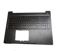 fqparts Replacement La Coque Coquille Autour du Clavier C Coquille & Clavier pour for Dell Inspiron 3580 Noir 0P4MKJ Disposition en Anglais américain