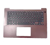 fqparts Replacement La Coque Coquille Autour du Clavier C Coquille & Clavier pour for Dell Inspiron 5480 Noir Disposition en Anglais américain