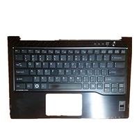 fqparts Replacement La Coque Coquille Autour du Clavier C Coquille & Clavier pour for Fujitsu Lifebook U772 États-Unis Version Couleur Noir