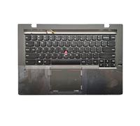 fqparts Replacement La Coque Coquille Autour du Clavier C Coquille & Pavé Tactile & Clavier pour for Lenovo ThinkPad X1 Carbon 2nd Gen Color Noir Disposition en Anglais américain Year 2014