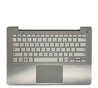 fqparts Replacement La Coque Coquille Autour du Clavier C Coquille & Pavé Tactile & Clavier pour for Samsung NP730U3E Noir Disposition en Anglais américain