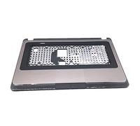 fqparts Replacement La Coque Coquille Autour du Clavier C Coquille & Pavé Tactile pour for HP for Compaq Presario CQ57 CQ57-100 CQ57-200 CQ57-300 CQ57-400 G57 Gris
