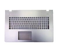 fqparts Replacement La Coque Coquille Autour du Clavier C Coquille pour for ASUS N60 N60D N60DP Argent Petite Touche Entrée