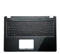 fqparts Replacement La Coque Coquille Autour du Clavier C Coquille pour for ASUS X509JB X509JP X509MA Argent Petite Touche Entrée