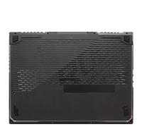 fqparts Replacement La Coque d'ordinateur Portable D Convient à pour for ASUS for ROG Strix G15 G512LI G512LU G512LV G512LW G512LWS Noir
