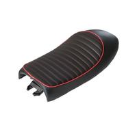 FQQKMA Arrière Siège Conducteur Avant Selle de Moto Vintage, Coussin Plat, siège rétro pour CL CG GB CB, Sacoche Selle