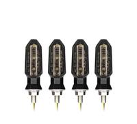 FQQKMA lignotants Lupu Auto 8mm Moto clignotant LED indicateur | Lupu Auto 8mm Moto clignotant LED indicateur ambre clignotant clignotant 12V Moto lampe accessoires