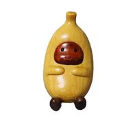 FQRDKT Figurine En Bois Représentant Un Homme Bananier, à Poser sur Une Table Ou à Exposer dans Une Bibliothèque. Décoration Idéale pour Une Pendaison