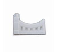 FQRDKT Moule à Clôture pour Moulage de Bordure Artistique Matrice Plastique Robuste Accessoire de Jardinage pour Créer des Séparations Esthétiques Adapté aux Espaces Verts Chemins, Cinq-Trous A