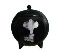 FQRDKT Vase En Céramique Orné D'un Visage Féminin, Pouvant Servir de Porte-bougie et de Contenant pour Huiles Essentielles, Idéal pour Le Bureau, Style J