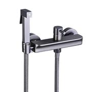 FQYEP Douchette À Main pour Bidet Pulvérisateur de Bidet Portable pour L'Hygiène Personnelle,Gris,Un