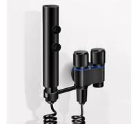 FQYEP Pulvérisateur De Bidet À Main En Laiton Noir Douchette WC Portable Interface G1/2 Double Sortie 2 Modes Adapté Au Nettoyage Des La Salle De Bain