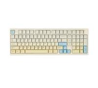 FQzsbWbbt Clavier Compatible avec Galaxy100 Lite QMK Via 96% ANSI US Joint de Disposition Hot Swap Filaire 2 4 GHz BT sans Fil 1800 Aluminium Mécanique(Yellow)