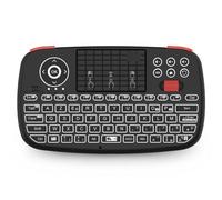 FQzsbWbbt Clavier sans Fil avec pavé Tactile et télécommande rétroéclairée Compatible avec Android TV Box TV(French Keyboard)