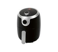Clatronic FR 3769 H Unique 1,8 L Autonome 1000 W Friteuse d'air chaud Noir, Acier inoxydable