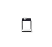 .FR - Bout de canapé Table Basse métal Noir Mat Style Industriel 40x40x45cm