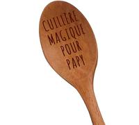 FR Cadeau d'anniversaire Papy - Cuillière en Bois pour Grand-père - Cadeaux et accessoires de fête d'anniversaire