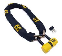 FR SÉCURITÉ FR50150 Chaine Antivol Moto + Bloque Disque Moto Mini U ø13.5, 150cm Homologué Classe SRA, Antivol Robuste Haute Sécurité et Polyvalent pour Motocyclette, Scooter, Velo, Ancrage, Parking