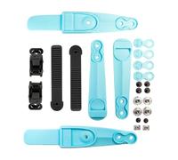 FR SKATES Boucle Coup De Pied Double Strap Logo Ratchet Light Blue - L