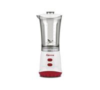 Girmi FR02 Mixeur, 350 W, 2 vitesses, Pulse, capacité 0,6 litre, lames en inox, bouchon doseur, bec, plastique, blanc