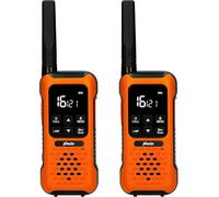 Fr300 Walkie Talkie Pour Enfants - Équipement Radio,Portée De 10 Km - Walky Talky Avec Canaux Ipx4-16 - Fonction Vox 2,5 Mm - Orange