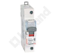 Legrand Interrupteur sectionneur DX3 16A 1 pôle mécanique/électronique bouton-poussoir ON/OFF rail DIN