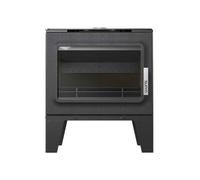 FR9016760B-Poêle à bois-ARDENE-Vision verticale - fonte et acier - noir SUPRA - ARDENE