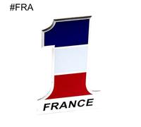 Fra1 Pièces 3d Métal Drapeau National Adhésif Camion Voiture Badge Emblème Autocollant En Alliage D'aluminium Auto Coffre Garde-Boue Pare-Chocs Autocollant
