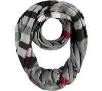 FRAAS Écharpe gris rouge pour homme - Cashmink® Scarf with FRAAS Plaid Stone 144383
