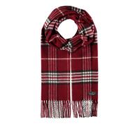 FRAAS Cashmink® Scarf with FRAAS Plaid Burgundy