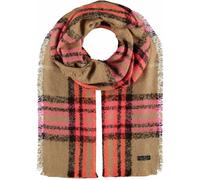 FRAAS Écharpe beige marron pour homme - Cashmink® stole with FRAAS pattern Camel 101047