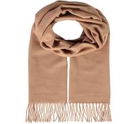 FRAAS Écharpe beige pour homme - Cashmink® Scarf with Fringes Camel 101150
