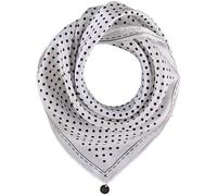 FRAAS Écharpe blanc noir pour femme - Classic Square Made of Pure Silk Cream-White 101093