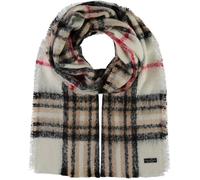 FRAAS Écharpe blanc noir pour homme - Cashmink® stole with FRAAS pattern Cream White 101053