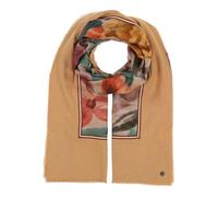 FRAAS Écharpe brun clair multicolore pour femme - Patchwork Stole With Floral Print Camel 329162