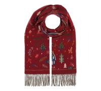FRAAS écharpe Cashmink® Scarf With Christmas Design Red