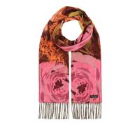 FRAAS écharpe Cashmink Scarf With Romantic Floral Design Pink
